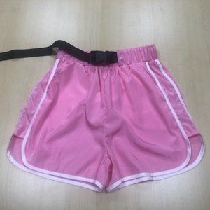 SHEIN Pink Shorts With White Trim Size Small